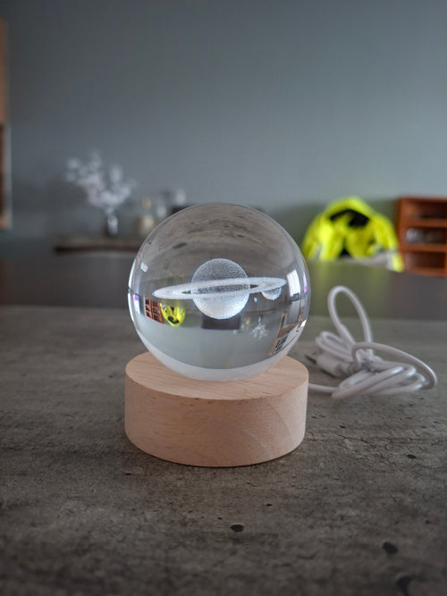 Esfera de cristal de Saturno