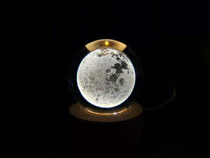 Esfera de cristal de Luna