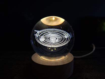 Esfera de cristal de Sistema Solar