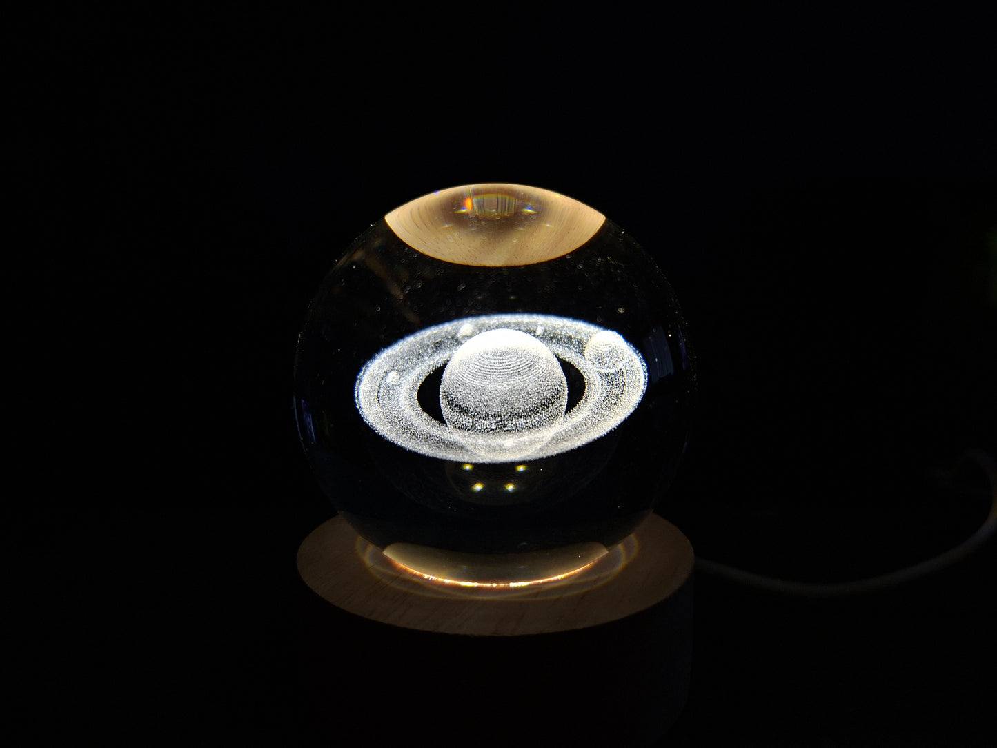 Esfera de cristal de Saturno