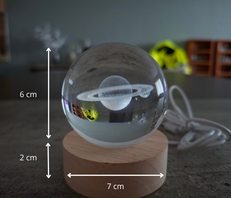 Esfera de cristal de Luna