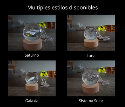 Esfera de cristal de Luna