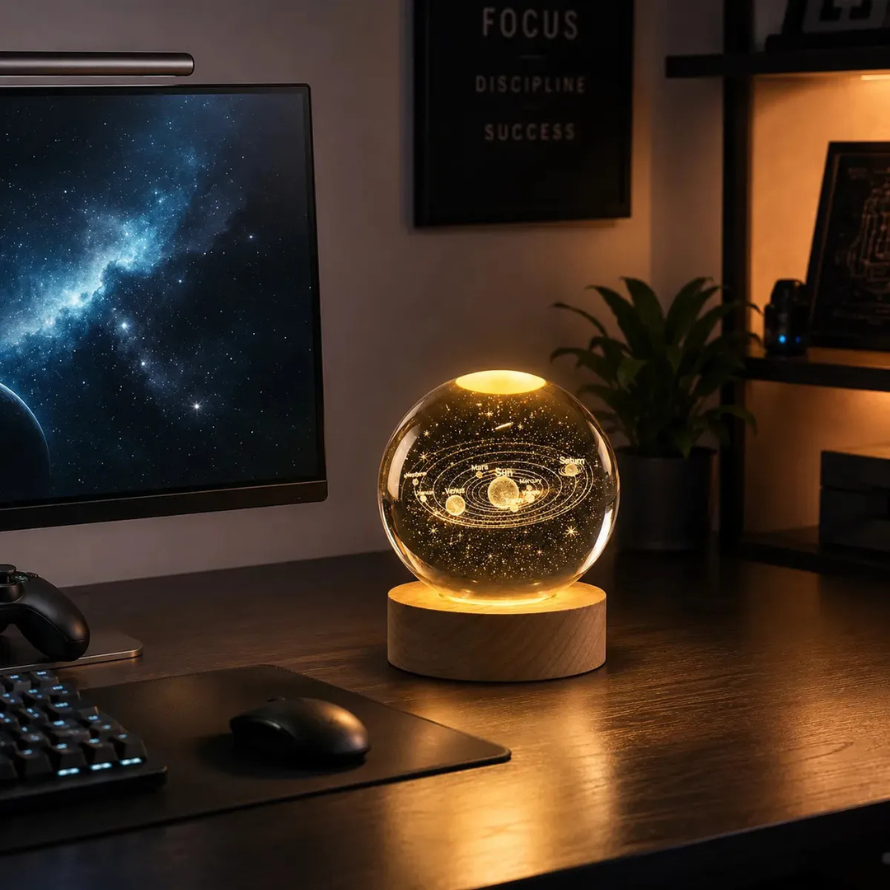 Esfera de Cristal de Sistema Solar